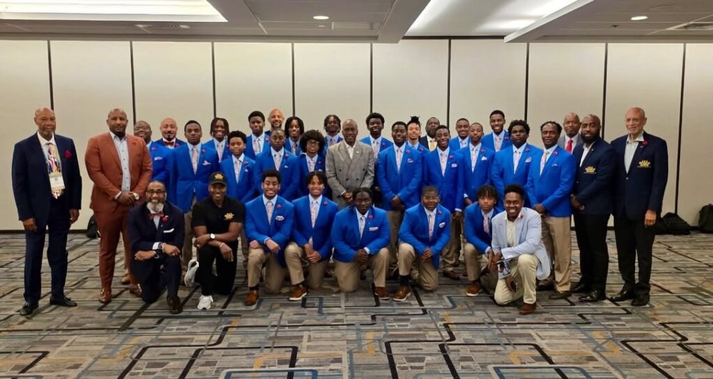 Chapter members and mentees at a national gathering